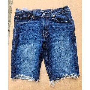 Levi's 511 Cut Off Blue Jean Shorts Size 34 Mens Boys